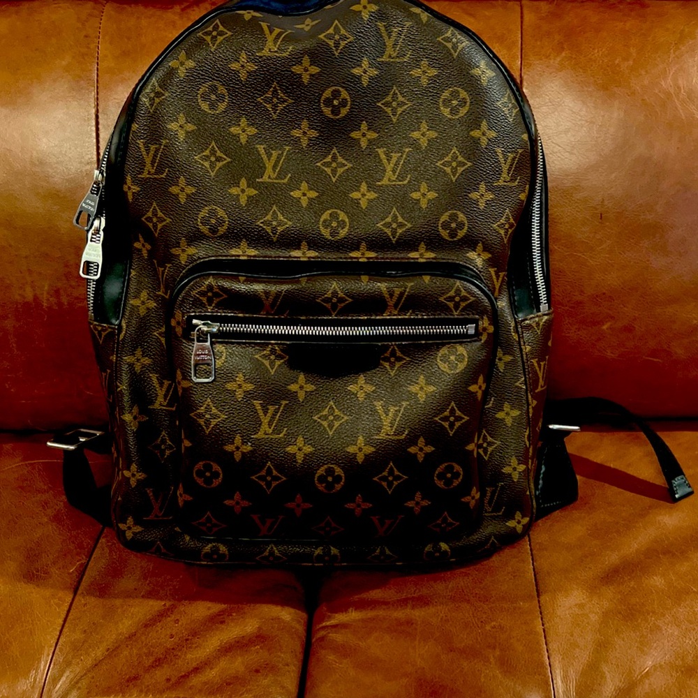 Louis Vuitton backpack.